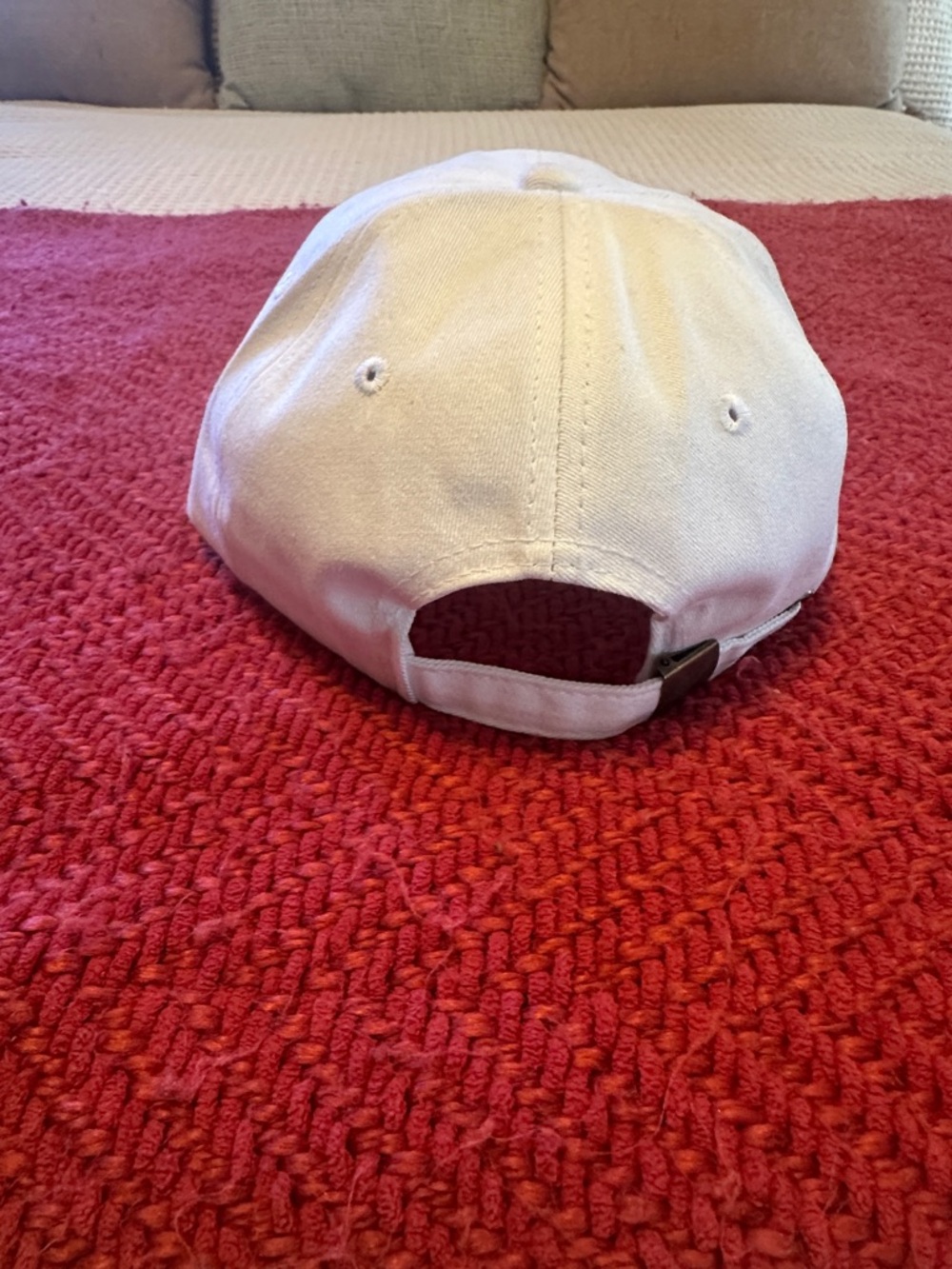 "Seek Jesus" White Baseball Cap - Picture 2 of 5